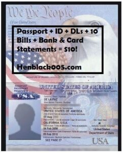 buy usa passport template psd