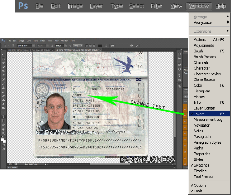 How to edit ID Templates