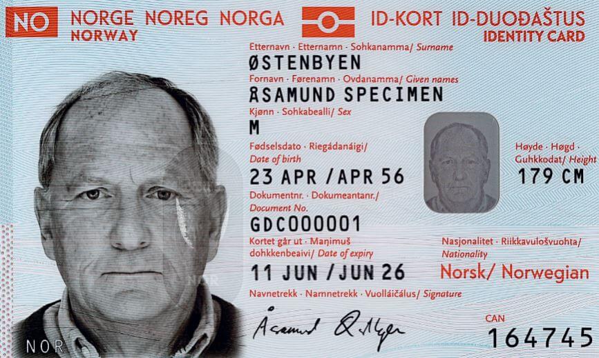 Norway Fake ID psd